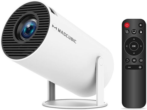 【Electric Focus】Projector with WiFi 6 and Bluetooth 5.0, Mini Portable Native 720P with 4K Support, Smart Proyector Built in Android 11, Auto Vertical Keystone, Home Movie Projectors for Outdoor in Kuwait