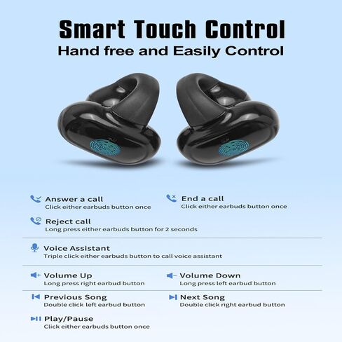 Bone Conduction Bluetooth Headphones with Microphone Wireless Computer Headsets with Mic Noise Canceling Open Ear Large Battery Multi-Point Connection for Working Cycling Driving Meeting in Kuwait