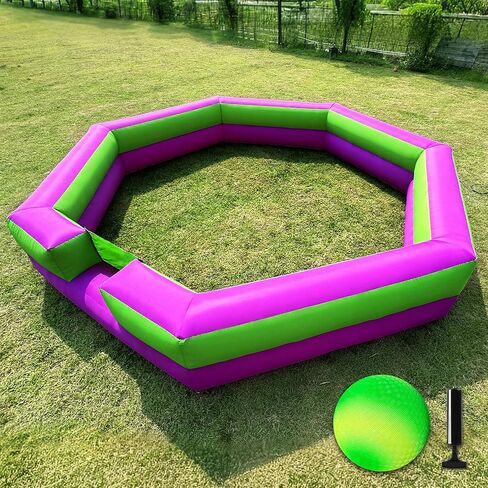 15FT Inflatable Gaga Ball Pit with Built-in Blower, Portable Gaga Ball Pit for Indoor & Outdoor Gaga Ball Activities, Sport Games for Backyard, Park in Saudi Arabia