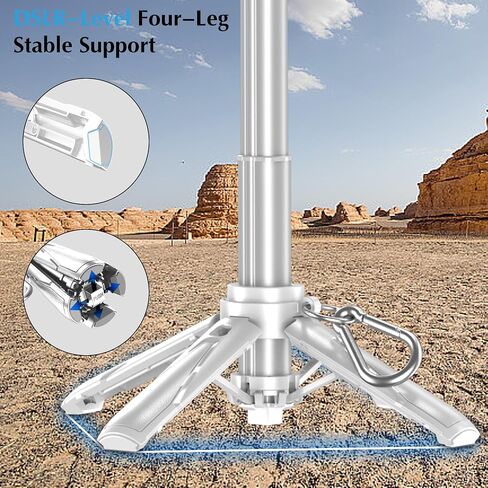 Mini Selfie Stick Tripod, Extendable Grip Phone Tripod with Detachable Remote Pocket Size, 4-in-1 Mini Phone Grip, 10m Wireless Shutter, Vlog Livestreaming Photography （Black） in Kuwait
