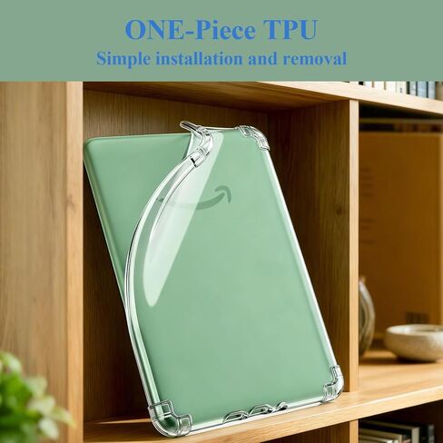 حالة واضحة متوافقة مع Hanvon Clear 6 ، 6 بوصة Kindle 2024 و Ireader Neo 2 - غطاء شفاف ناعم للغاية ، حماية خفيفة الوزن ودائمة (واضح) in Kuwait