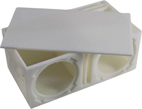 حاوية مربع مزدوجة نقل مزدوجة W/2x B2 Rampage RC2 2 "Mini Subwoofers (B2-DualVRC2-BK-PKG) in Kuwait