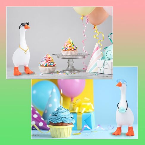 3 Set 7inch Desk Goose Outfits Mini Cowboy Hat with Scarf Sunglasses – Western Cowboy Small Desk Goose Outfits Cowboy Hat Accessory Mini Porch Goose Headwear – Funny Magnetic Goose Decor Accessories in Kuwait