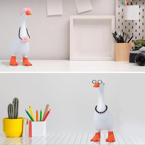 3 Set 7inch Desk Goose Outfits Mini Cowboy Hat with Scarf Sunglasses – Western Cowboy Small Desk Goose Outfits Cowboy Hat Accessory Mini Porch Goose Headwear – Funny Magnetic Goose Decor Accessories in Kuwait