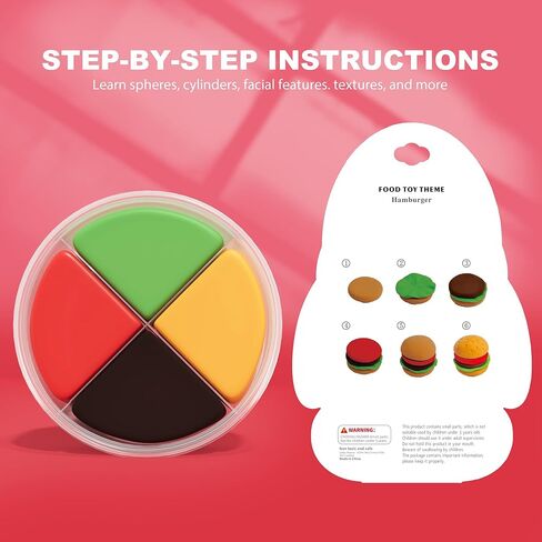 Air Dry Clay Kit - Cake Themed, Modeling Clay for Kids, DIY Model Magic Clay with Sculpting Tools and Tutorials, 12 Boxes Molding Clay, Ultra Light, Soft & Non-Sticky, Arts and Crafts Gift for Kids in Saudi Arabia