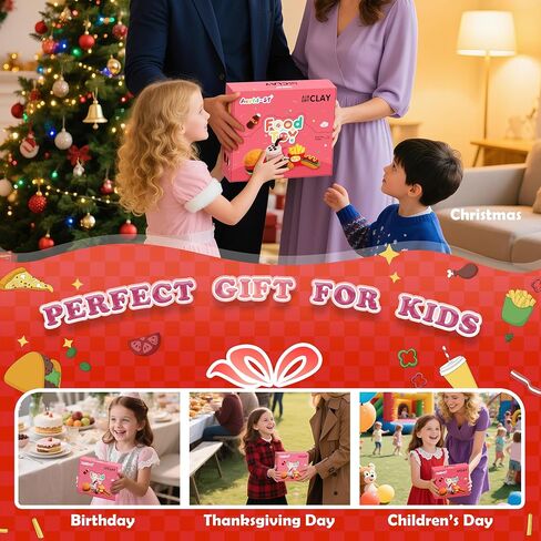 Air Dry Clay Kit - Cake Themed, Modeling Clay for Kids, DIY Model Magic Clay with Sculpting Tools and Tutorials, 12 Boxes Molding Clay, Ultra Light, Soft & Non-Sticky, Arts and Crafts Gift for Kids in Saudi Arabia