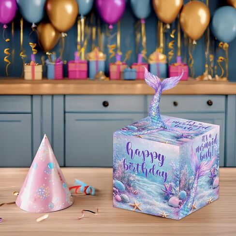 صندوق أموال عيد ميلاد أمي لسحب النقود ، عيد ميلاد سعيد ، هدايا صناديق الذهب الأسود مقابل المال ، للنساء ، 50 ٪ أكياس شفافة in Kuwait