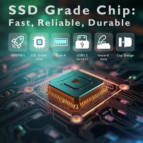 LinkMore 1TB Magnetic External SSD – 950MB/s Read – for ProRes 4K – Portable SSD Compatible with MagSafe, USB-C, USB-A, PC (NR P100) in Kuwait