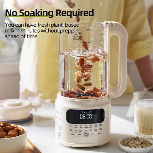 Nut Milk Maker Machine, Almond/Soy Milk Maker, Glass in Kuwait