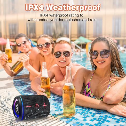 Portable Bluetooth Speaker for Bike, Mini Outdoor Travel Speakers, Wireless Traveling Bicycle Speakers, Integrated Design Bicycle Speaker with Loud Sound for Riding, TWS in Kuwait