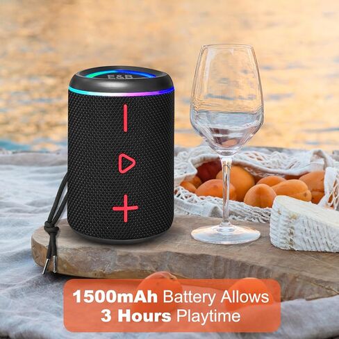 Portable Bluetooth Speaker for Bike, Mini Outdoor Travel Speakers, Wireless Traveling Bicycle Speakers, Integrated Design Bicycle Speaker with Loud Sound for Riding, TWS in Kuwait