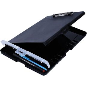 1pc Clipboard with Pen Holder High Capacity Clipboard with Storage, Easily Organize and Store Your Documents Plastic Clipboards(Sky Blue) in Saudi Arabia