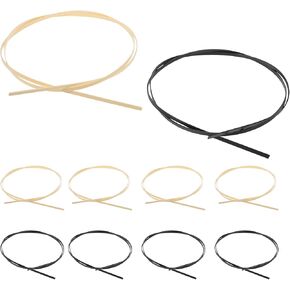Toyvian 20PCS Guitar Edging Strips: Decorative Binding Purfling Strip Guitar Body Inlay Material for Acoustic and Electric Parts Accessories in Saudi Arabia
