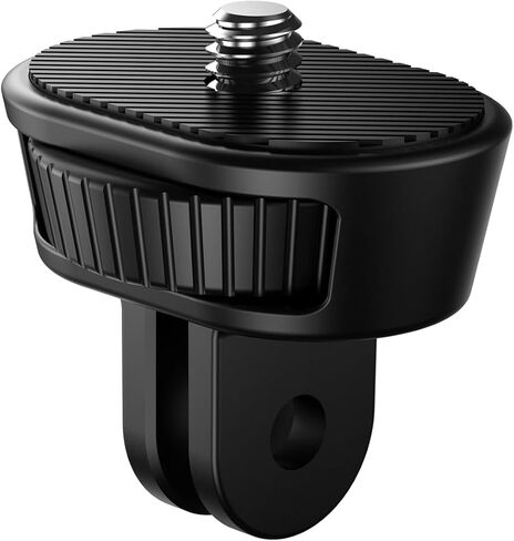 VRIG 1/4 "MATTER TRUPOD ADAPTER FOR GO PRO ، قاعدة ضيقة خفيفة الوزن ، 1/4-20 ثقب المسمار ، حامل الكاميرا ترايبود متوافق مع البطل 13 12 11 10 9 8 7 6 5 4 3 2 ، DJI OSMO ، Insta 360 in Kuwait
