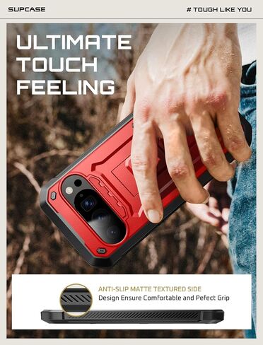 Supcase لـ Google Pixel 10 Pro Case with Screen Protector (Unicorn Beetle Pro) ، [Stand-in Stand & Belt-Clip] in Saudi Arabia