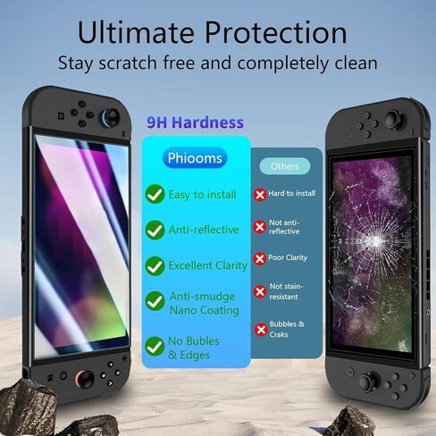 Tempered Protector Nintendo Switch (Switch Oled 7'') in Kuwait