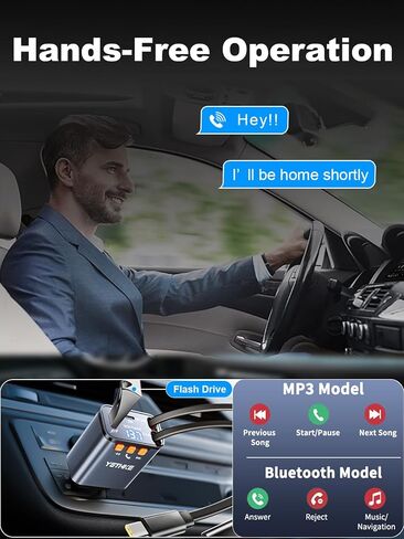 شاحن سيارة قابل للسحب ، [ترقية] محول جهاز إرسال Bluetooth 5.4 FM ، 4 في 1 شواحن السيارة السريعة 69W ، مكالمة هدية ، شاحن هاتف USB Cars وكابل قابل للسحب لـ iPhone 16 15 14 ، Galaxy-Black in Kuwait