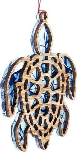 Highland Cow Ornaments for Christmas Tree, Highland Cow Gifts for Women Men, Cow Christmas Decorations, Farmhouse Christmas Ornaments Gift, Xmas Tree Hanging Decor, Animal Lover Gifts in Kuwait