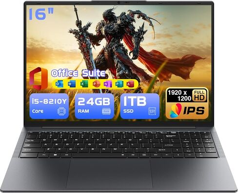 16 "الكمبيوتر المحمول كمبيوتر Core i5 (حتى 3.6 جيجا هرتز) ذاكرة الوصول العشوائي 16 جيجا بايت ، 512 جيجا بايت SSD ، Window 11 Pro Notebook PC ، MS Offic in Saudi Arabia
