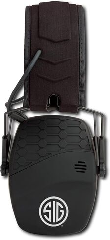 AXIL x SIG SAUER TRACKR Passive Earmuffs - Compact Foldable Noise Isolation 28 SNR / 22 NRR Passive Hearing Protection Tactical Headmuffs For Shooting Range in Kuwait
