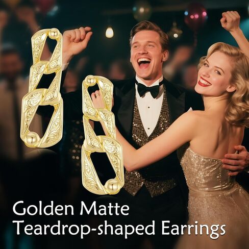 14k Gold Stud Earrings for Women Hypoallergenic Women’s Geometric Link Drop Stud Earrings Jewelry Gifts for Womens Mom Her in Saudi Arabia