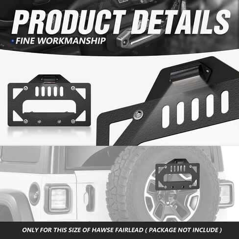 لـ Wrangler JK TJ LJ YJ إطار ترخيص الإطارات الإطارات الإطارات مع ضوء LED متوافق مع 1987-2018 Jeep Wrangler JK JKU TJ in Kuwait