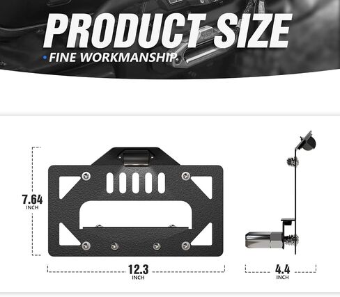 لـ Wrangler JK TJ LJ YJ إطار ترخيص الإطارات الإطارات الإطارات مع ضوء LED متوافق مع 1987-2018 Jeep Wrangler JK JKU TJ in Kuwait