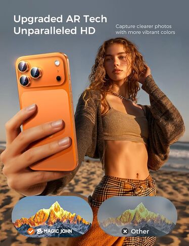 Magic John for iPhone 17 Camera Lens Protector [مجموعة محاذاة و 1: 1 ملاءمة غير مرئية] in Saudi Arabia