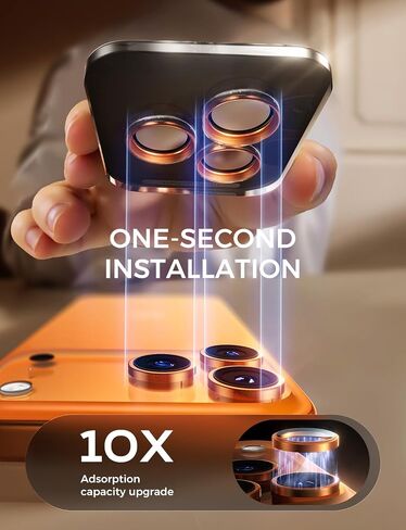 Magic John for iPhone 17 Camera Lens Protector [مجموعة محاذاة و 1: 1 ملاءمة غير مرئية] in Saudi Arabia