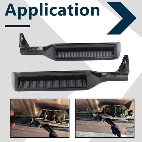 مقبض الباب المعدني الداخلي مقبض السائق الأيسر الأمامي المتوافق مع فورد برونكو F150 F250 F350 F53 F59 F800 1987-1996 2PCS 77177 77178 E7TZ-1522601-A E7TZ-1522600-A SILVER in Saudi Arabia