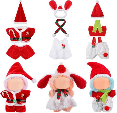 Simgoing 3 Pack 4th of July 17cm Doll Clothes Set Red Blue White Doll Clothes American Stars and Stripes Dress with Headband for Dolls Accessories (Not Included Dolls ) in Saudi Arabia
