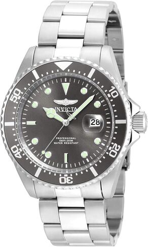 ساعة الفولاذ المقاوم للصدأ "Pro Diver" للرجال في Invicta ، اللون: Silver-toned (النموذج: 22021) in Saudi Arabia