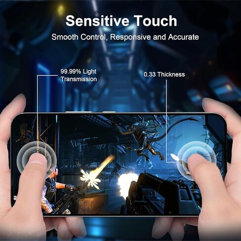 QSMQAM 3 Pack Screen Screen Protector for Google Pixel 10 Pro + 3 Pack Camera Lens Protector ، Glass HD HD HD ، صلابة 9H ، مضاد للخدش ، تسهيل التثبيت - CASE WILLOW in Kuwait