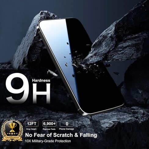 QSMQAM 3 Pack Screen Screen Protector for Google Pixel 10 Pro + 3 Pack Camera Lens Protector ، Glass HD HD HD ، صلابة 9H ، مضاد للخدش ، تسهيل التثبيت - CASE WILLOW in Kuwait