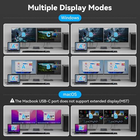 HDMI KVM Switch 2 Monitors 2 Computers 4K@30Hz USB2.0 KVM Switch Dual Monitor Share Dual Display and Keyboard Mouse Printer U Disk Support Extended/Copy Mode Witch Wired Controller&2 USB Cables in Kuwait