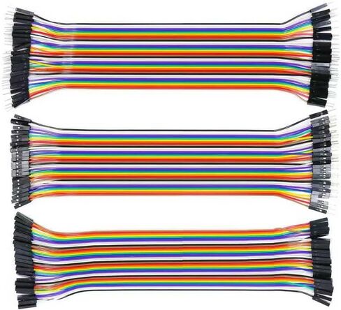 سلك قفز ألواح الخبز متعدد الألوان 10 سم لـ DuPont Wire-40Pin*3 M-F ، M-M ، F-F F-F CLOSBON CABLE in Kuwait