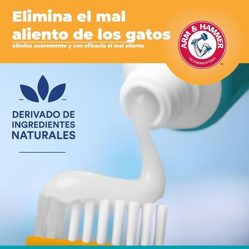Arm & Hammer Cat Dental Kit - Toothbrush, Toothpaste and Oral Care for Kittens with Tuna and Fresh Mint Flavors in Saudi Arabia
