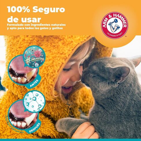 Arm & Hammer Cat Dental Kit - Toothbrush, Toothpaste and Oral Care for Kittens with Tuna and Fresh Mint Flavors in Saudi Arabia