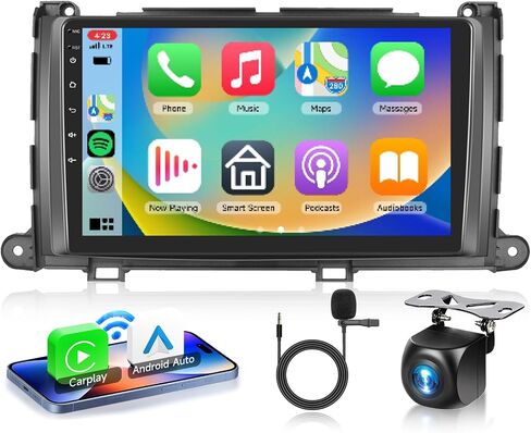 4 CORE+64G Android 13 Car Stereo لتويوتا سيينا 2011-2014 مع Carplay Android Auto ، 9 بوصات ، دعم راديو GPS/WiFi/Bluetooth/SWC+النسخ الاحتياطي in Saudi Arabia