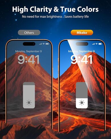 Mkeke for iPhone 17 Privacy Screen Protector 3 Pack, 25° Anti Spy & Auto Installation Privacy Screen Protector 9H+ Hardness Full Edge Coverage Tempered Glass for iPhone 17 6.3 inch 2025 in Kuwait
