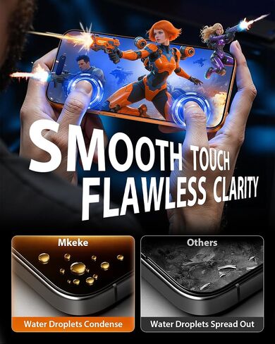 Mkeke for iPhone 17 Privacy Screen Protector 3 Pack, 25° Anti Spy & Auto Installation Privacy Screen Protector 9H+ Hardness Full Edge Coverage Tempered Glass for iPhone 17 6.3 inch 2025 in Kuwait