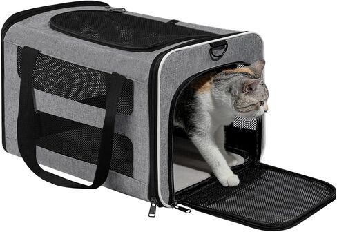 Cat Carrier Soft-Sided Travel Bag for Medium to Large Cat Over 15lbs in Saudi Arabia