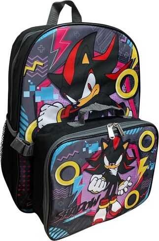 Ruz Sonic The Hedgehog 16 Inclues Packpack مع صندوق غداء مطابق قابل للفصل (Sonic III) in Kuwait