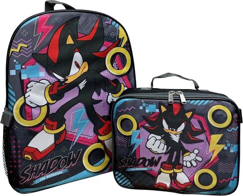 Ruz Sonic The Hedgehog 16 Inclues Packpack مع صندوق غداء مطابق قابل للفصل (Sonic III) in Kuwait