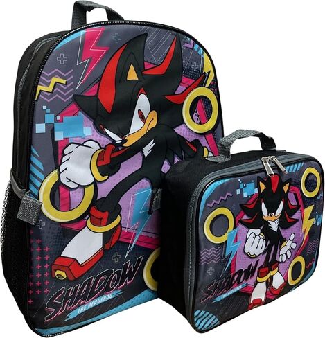 Ruz Sonic The Hedgehog 16 Inclues Packpack مع صندوق غداء مطابق قابل للفصل (Sonic III) in Kuwait