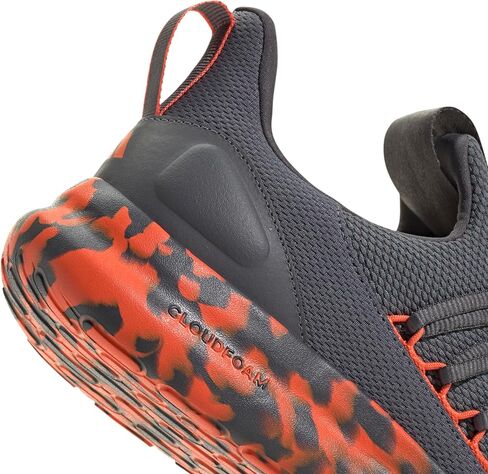 adidas Men's Lite Racer Adapt 7.0 Sneaker, Grey/Semi Impact Orange/Grey, 13 in Saudi Arabia