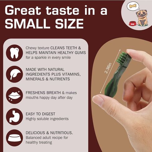 UrbanX HealthyBones Rawhide Free Healthy Foods for Border Terrier and Other Small Terrier Dogs, Chicken Wrapped Sticks Dog Foods, Soft Chewy Foods for Training Rewards, 7 Count in Kuwait