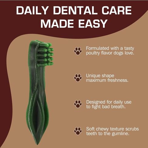 UrbanX HealthyBones Rawhide Free Healthy Foods for Border Terrier and Other Small Terrier Dogs, Chicken Wrapped Sticks Dog Foods, Soft Chewy Foods for Training Rewards, 7 Count in Kuwait