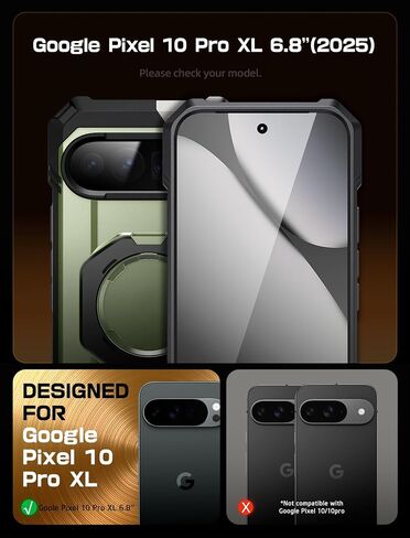 Supcase لـ Google Pixel 10 Pro XL Case مع حامل (قبضة الخنفساء Unicorn) ، [متوافق مع Magsafe] [حماية من الدرجة العسكرية] in Saudi Arabia