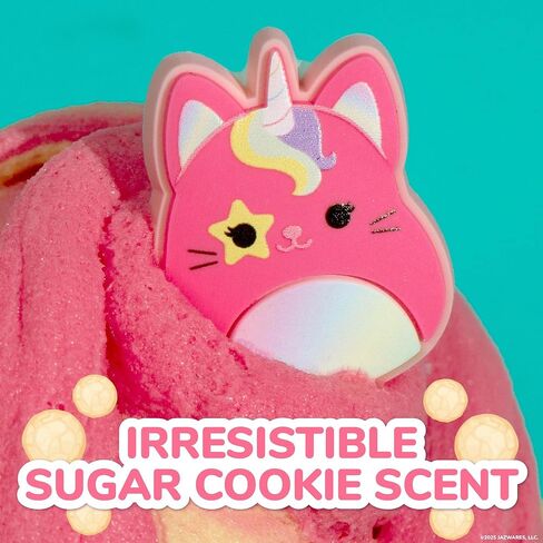 Original Squishmallows Aldous The Fruit Bat Premium Cloud Slime, Vanilla-Scented, 8 oz., Storage Container with Figurine Topper, Rubber Charm, Goodie Bags Stuffers, Kids Party Favors, Sensory Toy in Saudi Arabia